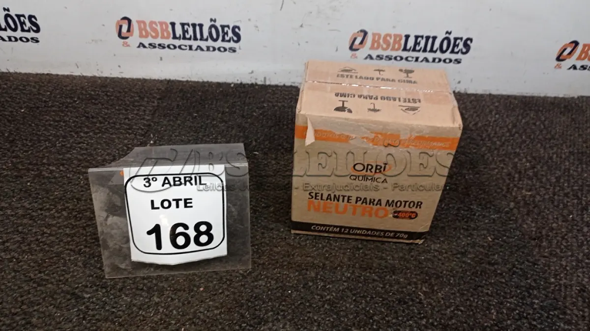 LOTE 168 - 12 BISNAGAS DE ADESIVO DE SILICONE NEUTRO DE 70G MARCA ORBI QUÍMICA. (NO ESTADO) ATENÇÃO! FAZER A VISITAÇÃO ANTES DE ARREMATAR, NÃO SABEMOS SE FUNCIONA, LEILÃO NÃO TEM GARANTIA E NEM DEVOLUÇÃO, SUJEITO A POSSÍVEIS AVARIAS VISÍVEIS/OCULTAS E/OU AUSÊNCIA DE COMPONENTES.