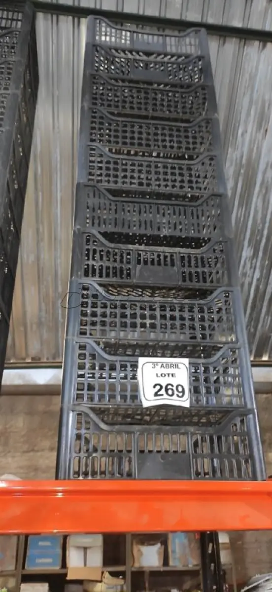 LOTE 269 - 10 CESTAS ORGANIZADORAS. (NO ESTADO) ATENÇÃO! FAZER A VISITAÇÃO ANTES DE ARREMATAR, NÃO SABEMOS SE FUNCIONA, LEILÃO NÃO TEM GARANTIA E NEM DEVOLUÇÃO, SUJEITO A POSSÍVEIS AVARIAS VISÍVEIS/OCULTAS E/OU AUSÊNCIA DE COMPONENTES.