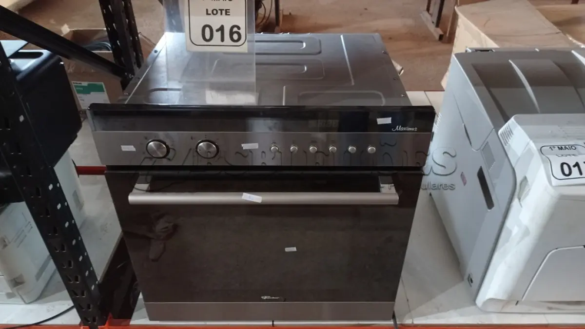LOTE 016 - 01 FORNO DE EMBUTIR MODELO MAXIMUS MARCA FISCHER. (NO ESTADO) ATENÇÃO! FAZER A VISITAÇÃO ANTES DE ARREMATAR, NÃO SABEMOS SE FUNCIONA, LEILÃO NÃO TEM GARANTIA E NEM DEVOLUÇÃO, SUJEITO A POSSÍVEIS AVARIAS VISÍVEIS/OCULTAS E/OU AUSÊNCIA DE COMPONENTES.