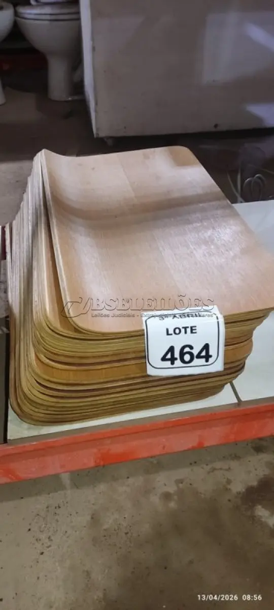 LOTE 464 - 20 PLACAS DE MADEIRA. (NO ESTADO) ATENÇÃO! FAZER A VISITAÇÃO ANTES DE ARREMATAR, NÃO SABEMOS SE FUNCIONA, LEILÃO NÃO TEM GARANTIA E NEM DEVOLUÇÃO, SUJEITO A POSSÍVEIS AVARIAS VISÍVEIS/OCULTAS E/OU AUSÊNCIA DE COMPONENTES.
