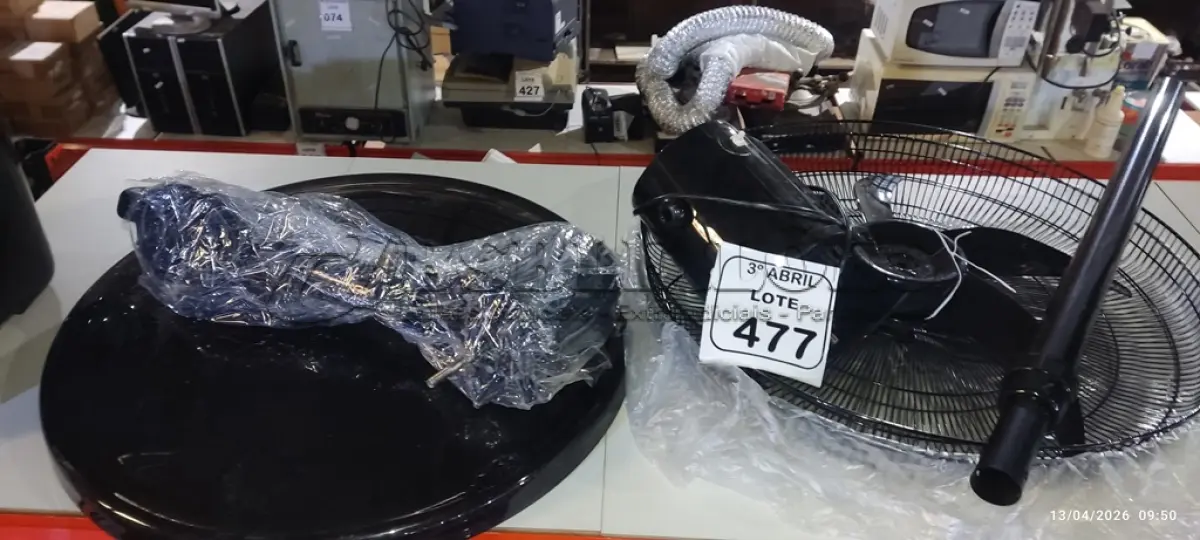LOTE 477 - 01 VENTILADOR DE COLUNA MARCA MONDIAL 220V DESMONTADO. (NO ESTADO) ATENÇÃO! FAZER A VISITAÇÃO ANTES DE ARREMATAR, NÃO SABEMOS SE FUNCIONA, LEILÃO NÃO TEM GARANTIA E NEM DEVOLUÇÃO, SUJEITO A POSSÍVEIS AVARIAS VISÍVEIS/OCULTAS E/OU AUSÊNCIA DE COMPONENTES.