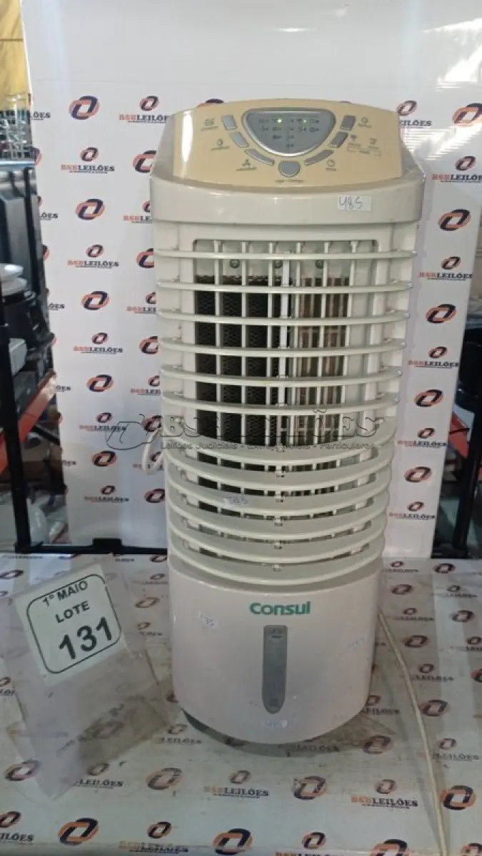 LOTE 131 - 01 CLIMATIZADOR DE AR 220V MARCA CONSUL. (NO ESTADO) ATENÇÃO! FAZER A VISITAÇÃO ANTES DE ARREMATAR, NÃO SABEMOS SE FUNCIONA, LEILÃO NÃO TEM GARANTIA E NEM DEVOLUÇÃO, SUJEITO A POSSÍVEIS AVARIAS VISÍVEIS/OCULTAS E/OU AUSÊNCIA DE COMPONENTES.