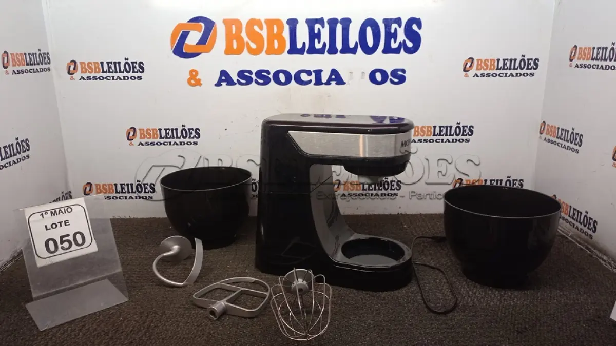 LOTE 050 - 01 BATEDEIRA PLANETÁRIA MARCA MONDIAL. (NO ESTADO) ATENÇÃO! FAZER A VISITAÇÃO ANTES DE ARREMATAR, NÃO SABEMOS SE FUNCIONA, LEILÃO NÃO TEM GARANTIA E NEM DEVOLUÇÃO, SUJEITO A POSSÍVEIS AVARIAS VISÍVEIS/OCULTAS E/OU AUSÊNCIA DE COMPONENTES.