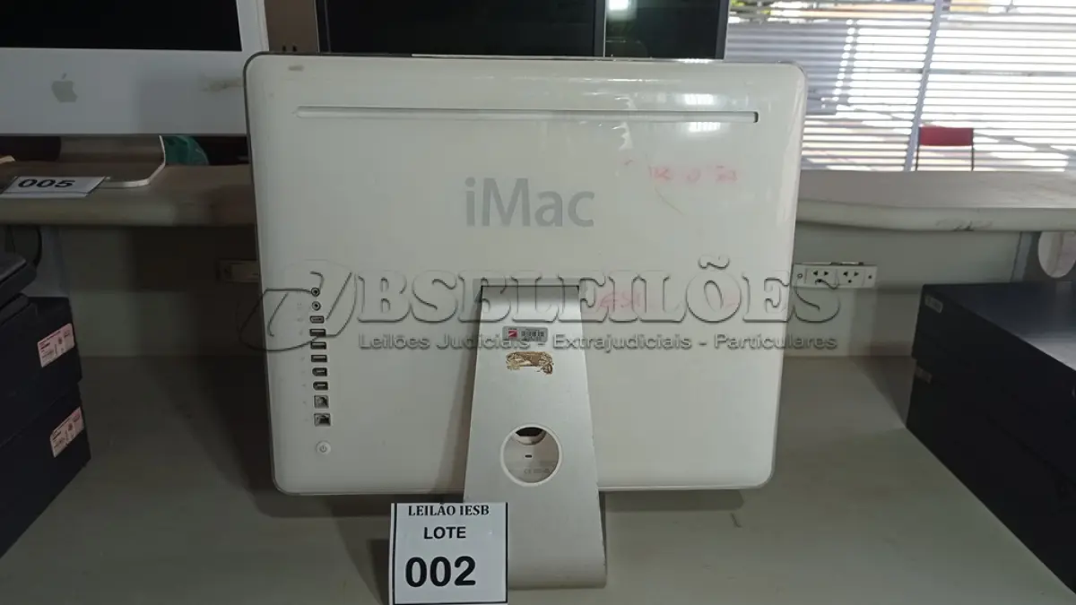 LOTE 002 - 01 IMAC. (NO ESTADO) ATENÇÃO! FAZER A VISITAÇÃO ANTES DE ARREMATAR, NÃO SABEMOS SE FUNCIONA, LEILÃO NÃO TEM GARANTIA E NEM DEVOLUÇÃO, SUJEITO A POSSÍVEIS AVARIAS VISÍVEIS/OCULTAS E/OU AUSÊNCIA DE COMPONENTES.