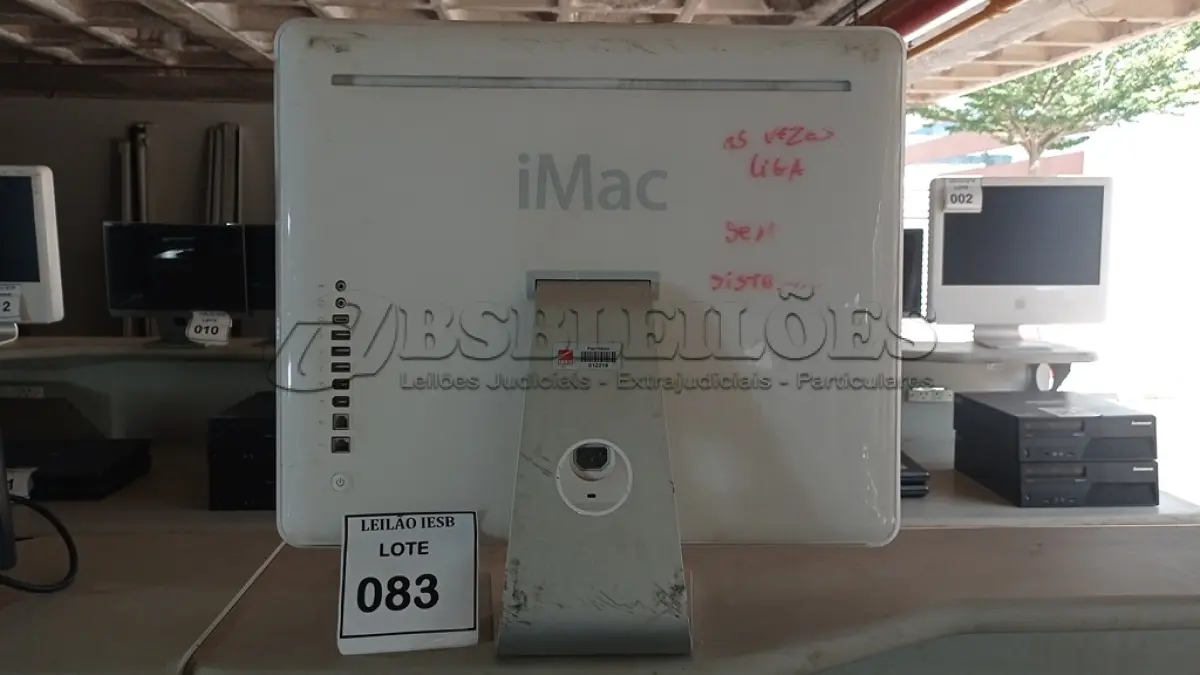 LOTE 083 - 01 IMAC. (NO ESTADO) ATENÇÃO! FAZER A VISITAÇÃO ANTES DE ARREMATAR, NÃO SABEMOS SE FUNCIONA, LEILÃO NÃO TEM GARANTIA E NEM DEVOLUÇÃO, SUJEITO A POSSÍVEIS AVARIAS VISÍVEIS/OCULTAS E/OU AUSÊNCIA DE COMPONENTES.
