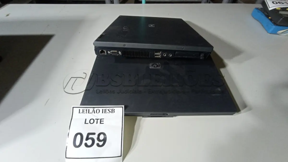 LOTE 059 - 02 NOTEBOOKS HP SEM FONTE. (NO ESTADO) ATENÇÃO! FAZER A VISITAÇÃO ANTES DE ARREMATAR, NÃO SABEMOS SE FUNCIONA, LEILÃO NÃO TEM GARANTIA E NEM DEVOLUÇÃO, SUJEITO A POSSÍVEIS AVARIAS VISÍVEIS/OCULTAS E/OU AUSÊNCIA DE COMPONENTES.