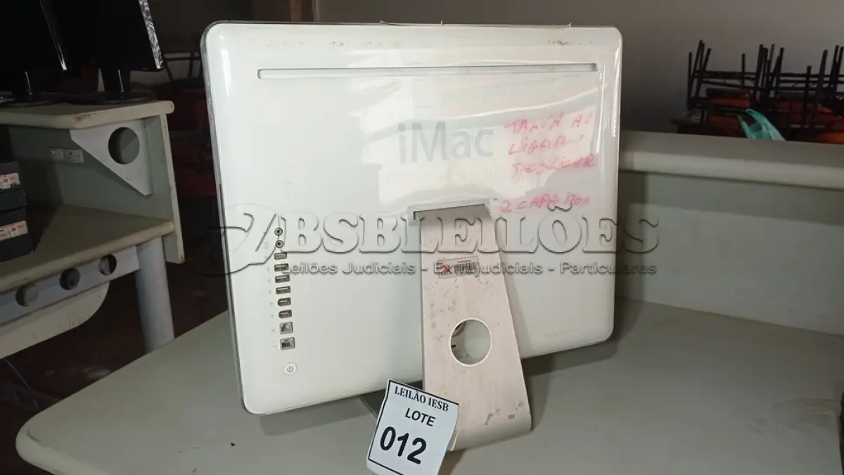 LOTE 012 - 01 IMAC. (NO ESTADO) ATENÇÃO! FAZER A VISITAÇÃO ANTES DE ARREMATAR, NÃO SABEMOS SE FUNCIONA, LEILÃO NÃO TEM GARANTIA E NEM DEVOLUÇÃO, SUJEITO A POSSÍVEIS AVARIAS VISÍVEIS/OCULTAS E/OU AUSÊNCIA DE COMPONENTES.