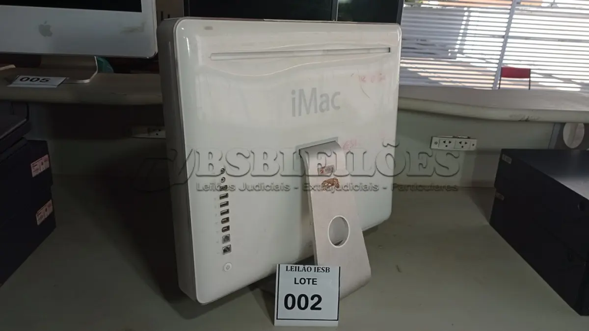 LOTE 002 - 01 IMAC. (NO ESTADO) ATENÇÃO! FAZER A VISITAÇÃO ANTES DE ARREMATAR, NÃO SABEMOS SE FUNCIONA, LEILÃO NÃO TEM GARANTIA E NEM DEVOLUÇÃO, SUJEITO A POSSÍVEIS AVARIAS VISÍVEIS/OCULTAS E/OU AUSÊNCIA DE COMPONENTES.