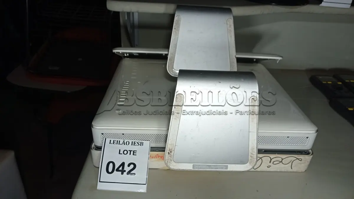 LOTE 042 - 02 IMAC COM AVARIAS. (NO ESTADO) ATENÇÃO! FAZER A VISITAÇÃO ANTES DE ARREMATAR, NÃO SABEMOS SE FUNCIONA, LEILÃO NÃO TEM GARANTIA E NEM DEVOLUÇÃO, SUJEITO A POSSÍVEIS AVARIAS VISÍVEIS/OCULTAS E/OU AUSÊNCIA DE COMPONENTES.
