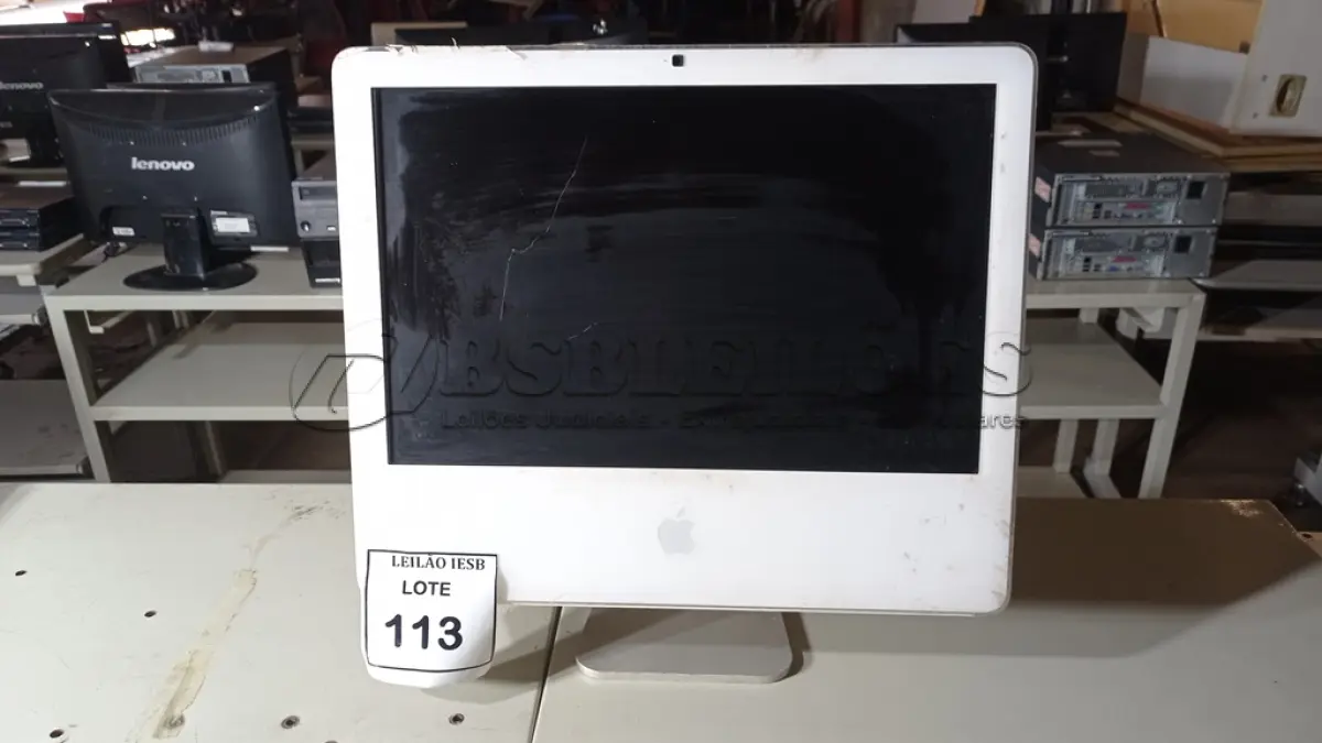 LOTE 113 - 01 IMAC. (NO ESTADO) ATENÇÃO! FAZER A VISITAÇÃO ANTES DE ARREMATAR, NÃO SABEMOS SE FUNCIONA, LEILÃO NÃO TEM GARANTIA E NEM DEVOLUÇÃO, SUJEITO A POSSÍVEIS AVARIAS VISÍVEIS/OCULTAS E/OU AUSÊNCIA DE COMPONENTES.