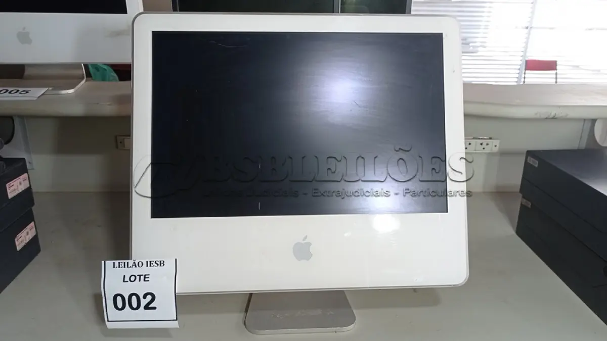 LOTE 002 - 01 IMAC. (NO ESTADO) ATENÇÃO! FAZER A VISITAÇÃO ANTES DE ARREMATAR, NÃO SABEMOS SE FUNCIONA, LEILÃO NÃO TEM GARANTIA E NEM DEVOLUÇÃO, SUJEITO A POSSÍVEIS AVARIAS VISÍVEIS/OCULTAS E/OU AUSÊNCIA DE COMPONENTES.