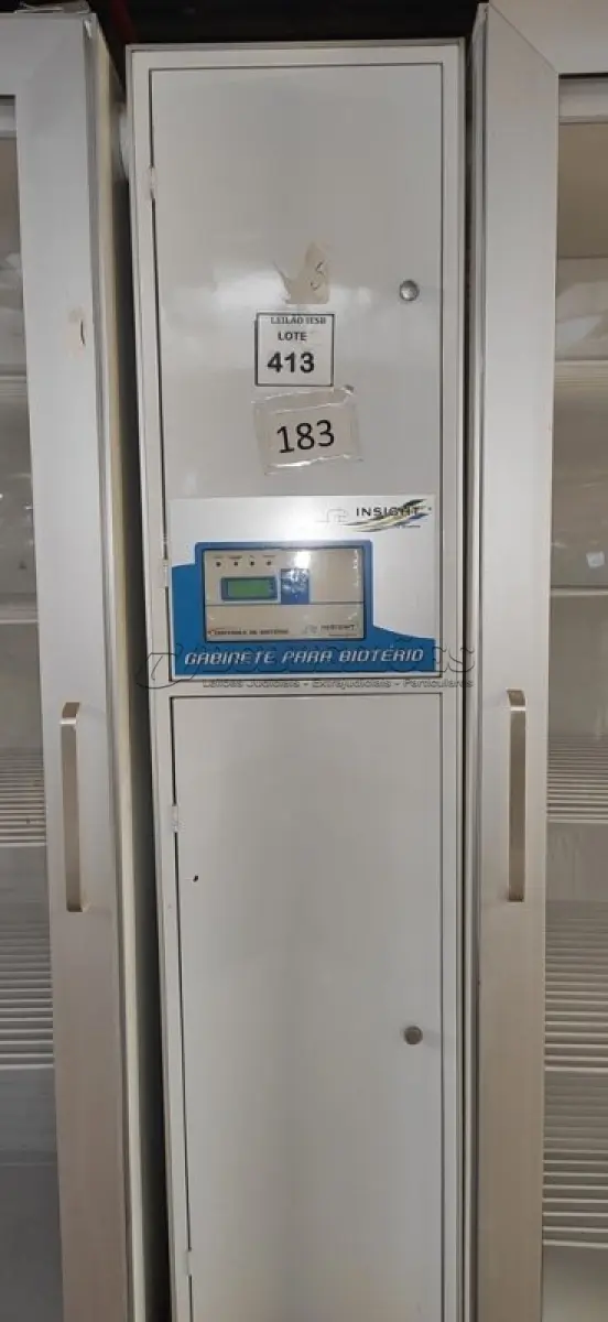 LOTE 413 - 02 GABINETES PARA BIOTÉRIO. (NO ESTADO) ATENÇÃO! FAZER A VISITAÇÃO ANTES DE ARREMATAR, NÃO SABEMOS SE FUNCIONA, LEILÃO NÃO TEM GARANTIA E NEM DEVOLUÇÃO, SUJEITO A POSSÍVEIS AVARIAS VISÍVEIS/OCULTAS E/OU AUSÊNCIA DE COMPONENTES.