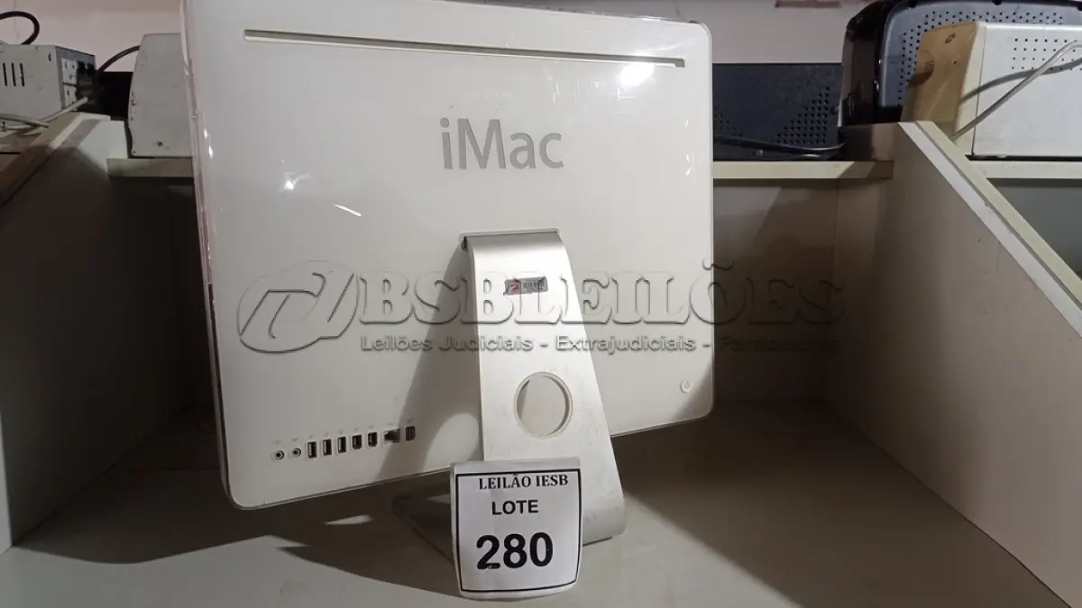 LOTE 280 - 01 IMAC. (NO ESTADO) ATENÇÃO! FAZER A VISITAÇÃO ANTES DE ARREMATAR, NÃO SABEMOS SE FUNCIONA, LEILÃO NÃO TEM GARANTIA E NEM DEVOLUÇÃO, SUJEITO A POSSÍVEIS AVARIAS VISÍVEIS/OCULTAS E/OU AUSÊNCIA DE COMPONENTES.