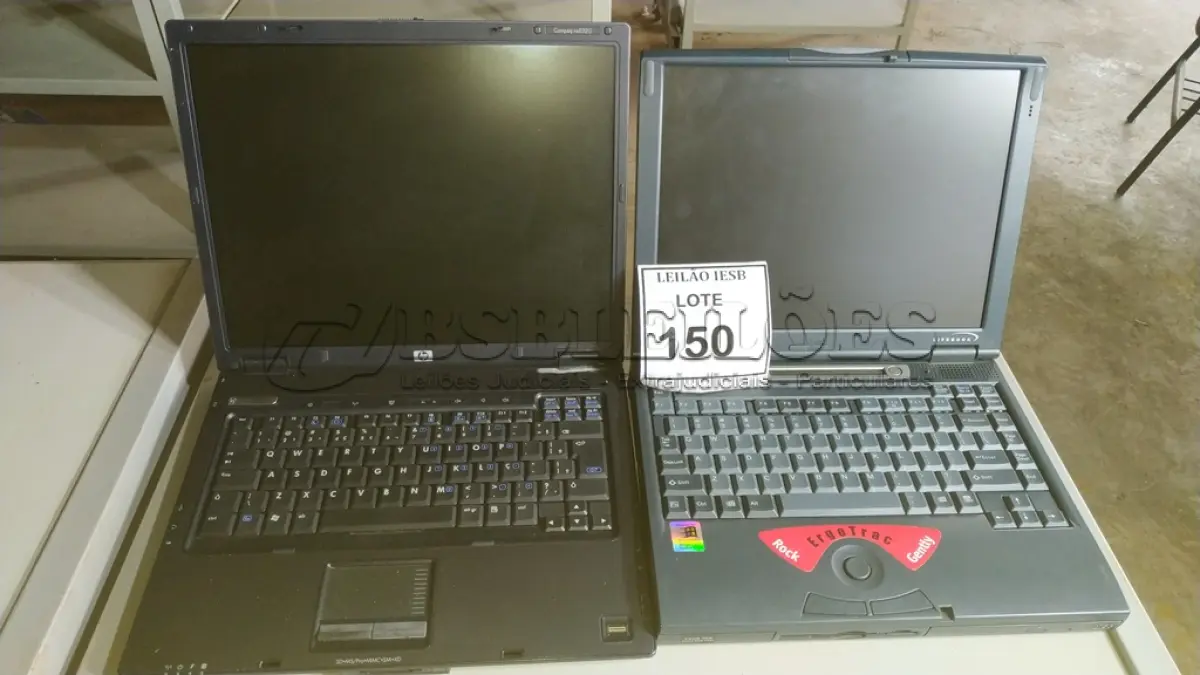 LOTE 150 - 01 NOTEBOOK HP E 01 ELITE BOOK FUJITSU SEM FONTE. (NO ESTADO) ATENÇÃO! FAZER A VISITAÇÃO ANTES DE ARREMATAR, NÃO SABEMOS SE FUNCIONA, LEILÃO NÃO TEM GARANTIA E NEM DEVOLUÇÃO, SUJEITO A POSSÍVEIS AVARIAS VISÍVEIS/OCULTAS E/OU AUSÊNCIA DE COMPONENTES.