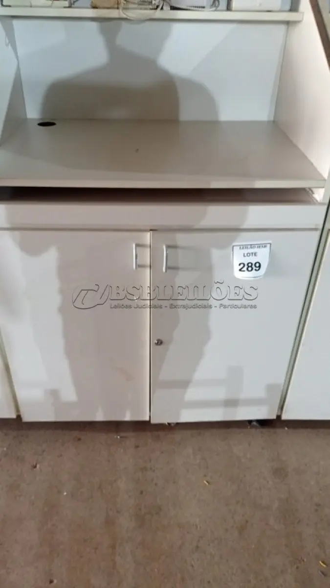 LOTE 289 - 02 BALCÕES EM MADEIRA PARA SALA DE AULA. (NO ESTADO) ATENÇÃO! FAZER A VISITAÇÃO ANTES DE ARREMATAR, NÃO SABEMOS SE FUNCIONA, LEILÃO NÃO TEM GARANTIA E NEM DEVOLUÇÃO, SUJEITO A POSSÍVEIS AVARIAS VISÍVEIS/OCULTAS E/OU AUSÊNCIA DE COMPONENTES.