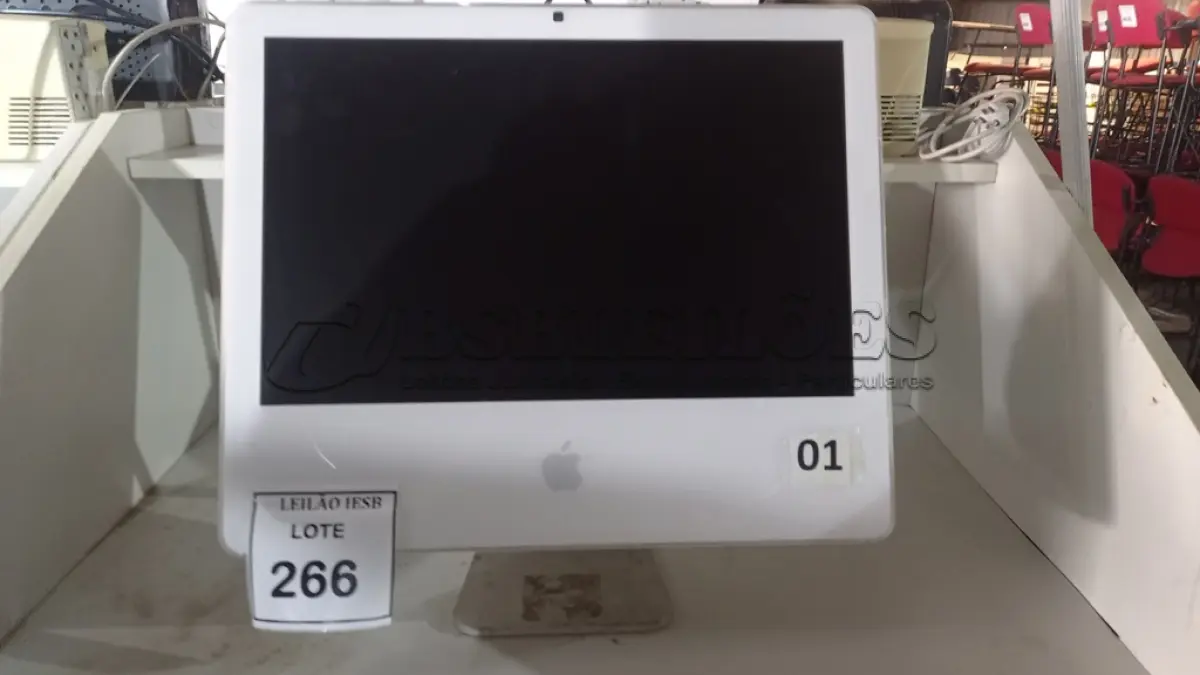 LOTE 266 - 01 IMAC. (NO ESTADO) ATENÇÃO! FAZER A VISITAÇÃO ANTES DE ARREMATAR, NÃO SABEMOS SE FUNCIONA, LEILÃO NÃO TEM GARANTIA E NEM DEVOLUÇÃO, SUJEITO A POSSÍVEIS AVARIAS VISÍVEIS/OCULTAS E/OU AUSÊNCIA DE COMPONENTES.