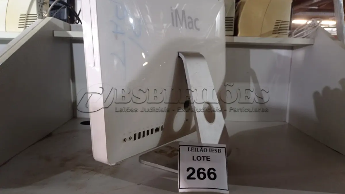 LOTE 266 - 01 IMAC. (NO ESTADO) ATENÇÃO! FAZER A VISITAÇÃO ANTES DE ARREMATAR, NÃO SABEMOS SE FUNCIONA, LEILÃO NÃO TEM GARANTIA E NEM DEVOLUÇÃO, SUJEITO A POSSÍVEIS AVARIAS VISÍVEIS/OCULTAS E/OU AUSÊNCIA DE COMPONENTES.