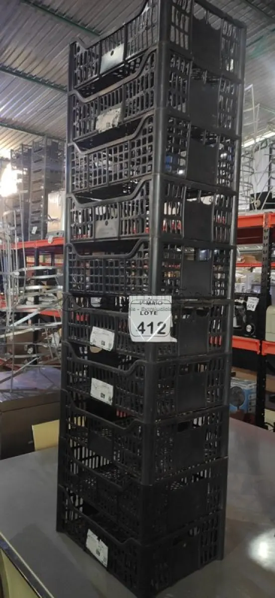 LOTE 412 - 10 CESTAS ORGANIZADORAS. (NO ESTADO) ATENÇÃO! FAZER A VISITAÇÃO ANTES DE ARREMATAR, NÃO SABEMOS SE FUNCIONA, LEILÃO NÃO TEM GARANTIA E NEM DEVOLUÇÃO, SUJEITO A POSSÍVEIS AVARIAS VISÍVEIS/OCULTAS E/OU AUSÊNCIA DE COMPONENTES.