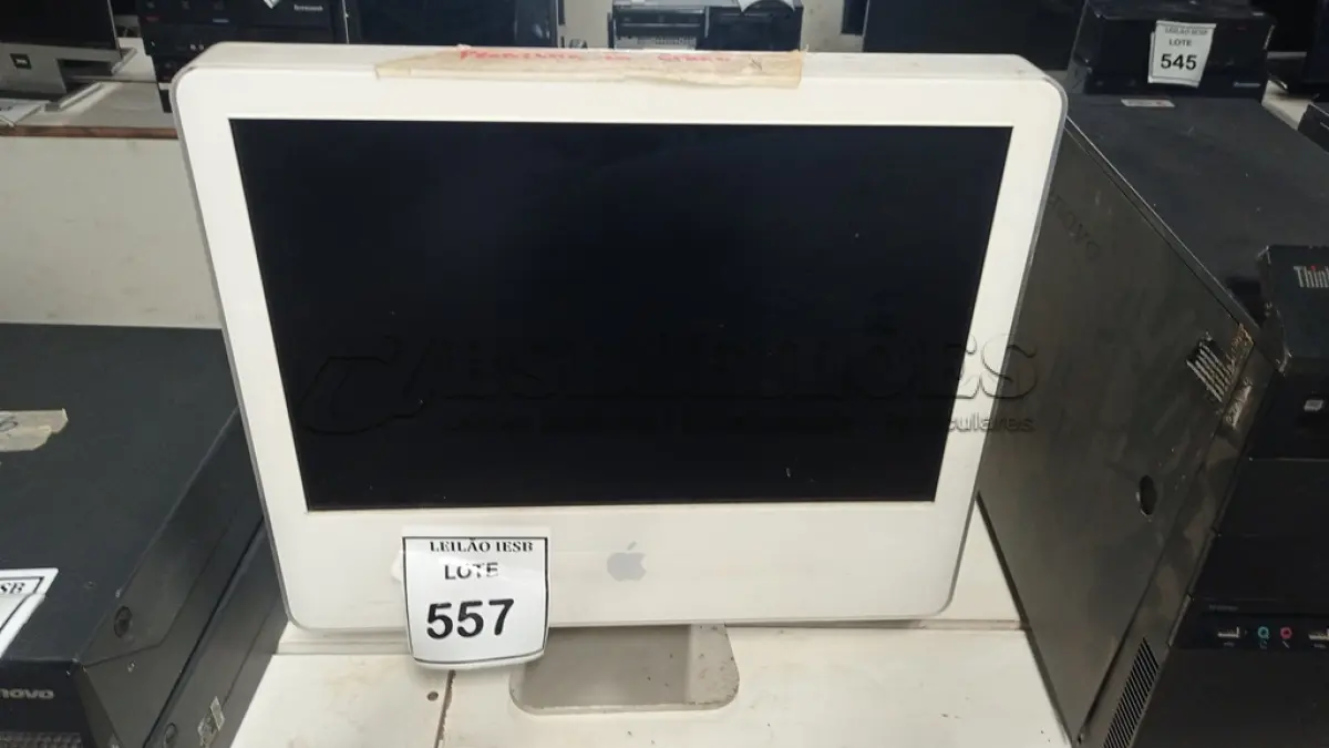 LOTE 557 - 01 IMAC. (NO ESTADO) ATENÇÃO! FAZER A VISITAÇÃO ANTES DE ARREMATAR, NÃO SABEMOS SE FUNCIONA, LEILÃO NÃO TEM GARANTIA E NEM DEVOLUÇÃO, SUJEITO A POSSÍVEIS AVARIAS VISÍVEIS/OCULTAS E/OU AUSÊNCIA DE COMPONENTES.