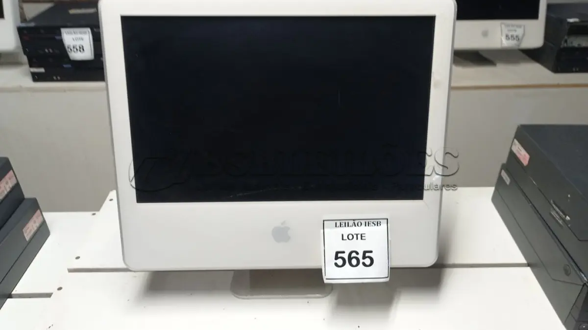 LOTE 565 - 01 IMAC. (NO ESTADO) ATENÇÃO! FAZER A VISITAÇÃO ANTES DE ARREMATAR, NÃO SABEMOS SE FUNCIONA, LEILÃO NÃO TEM GARANTIA E NEM DEVOLUÇÃO, SUJEITO A POSSÍVEIS AVARIAS VISÍVEIS/OCULTAS E/OU AUSÊNCIA DE COMPONENTES.