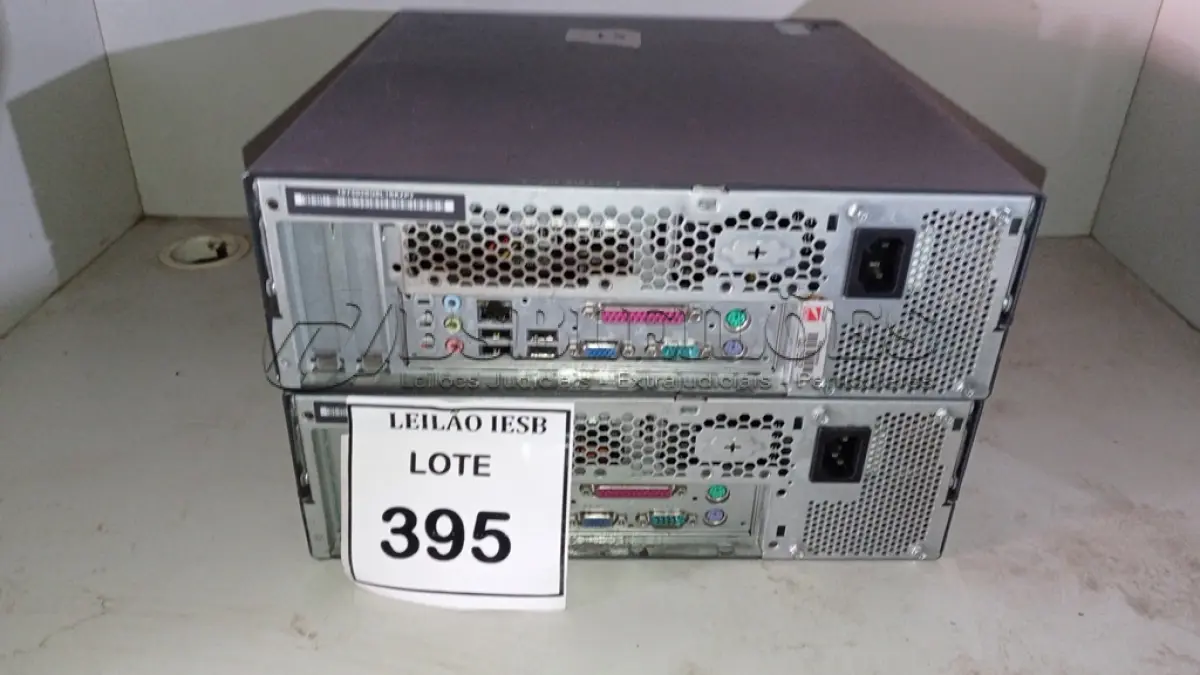 LOTE 395 - 02 CPUS LENOVO. (NO ESTADO) ATENÇÃO! FAZER A VISITAÇÃO ANTES DE ARREMATAR, NÃO SABEMOS SE FUNCIONA, LEILÃO NÃO TEM GARANTIA E NEM DEVOLUÇÃO, SUJEITO A POSSÍVEIS AVARIAS VISÍVEIS/OCULTAS E/OU AUSÊNCIA DE COMPONENTES.