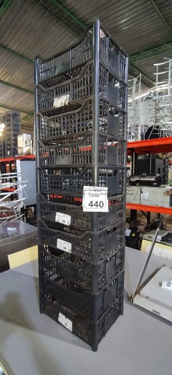 LOTE 440 - 10 CESTAS ORGANIZADORAS. (NO ESTADO) ATENÇÃO! FAZER A VISITAÇÃO ANTES DE ARREMATAR, NÃO SABEMOS SE FUNCIONA, LEILÃO NÃO TEM GARANTIA E NEM DEVOLUÇÃO, SUJEITO A POSSÍVEIS AVARIAS VISÍVEIS/OCULTAS E/OU AUSÊNCIA DE COMPONENTES.