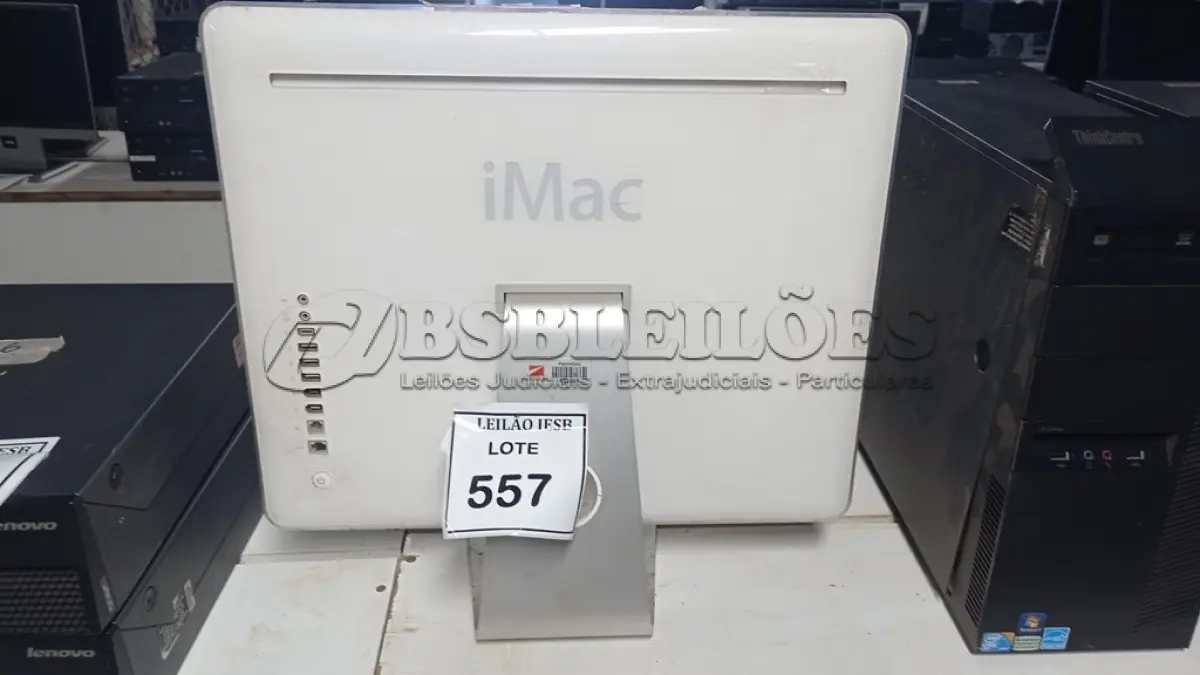 LOTE 557 - 01 IMAC. (NO ESTADO) ATENÇÃO! FAZER A VISITAÇÃO ANTES DE ARREMATAR, NÃO SABEMOS SE FUNCIONA, LEILÃO NÃO TEM GARANTIA E NEM DEVOLUÇÃO, SUJEITO A POSSÍVEIS AVARIAS VISÍVEIS/OCULTAS E/OU AUSÊNCIA DE COMPONENTES.