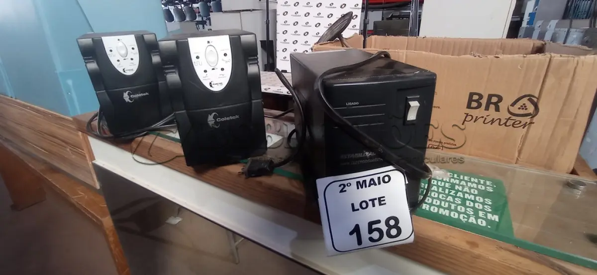 LOTE 158 - 03 ESTABILIZADORES DE MARCAS E MODELOS DIVERSOS. (NO ESTADO) ATENÇÃO! FAZER A VISITAÇÃO ANTES DE ARREMATAR, NÃO SABEMOS SE FUNCIONA, LEILÃO NÃO TEM GARANTIA E NEM DEVOLUÇÃO, SUJEITO A POSSÍVEIS AVARIAS VISÍVEIS/OCULTAS E/OU AUSÊNCIA DE COMPONENTES.