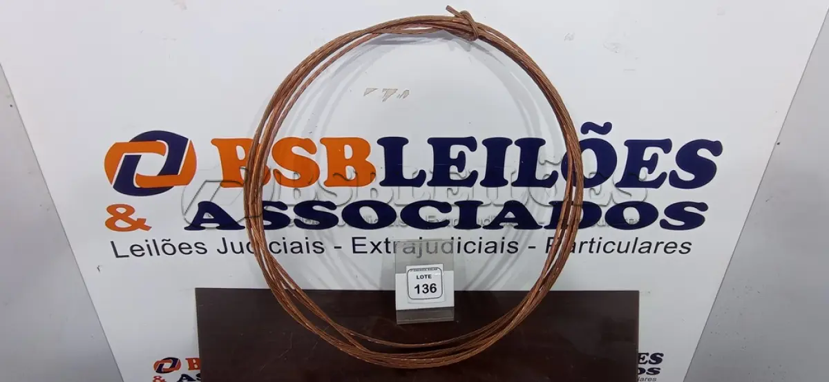 LOTE 136 - 01 CORDOALHA. (NO ESTADO) ATENÇÃO! FAZER A VISITAÇÃO ANTES DE ARREMATAR, NÃO SABEMOS SE FUNCIONA, LEILÃO NÃO TEM GARANTIA E NEM DEVOLUÇÃO, SUJEITO A POSSÍVEIS AVARIAS VISÍVEIS/OCULTAS E/OU AUSÊNCIA DE COMPONENTES.