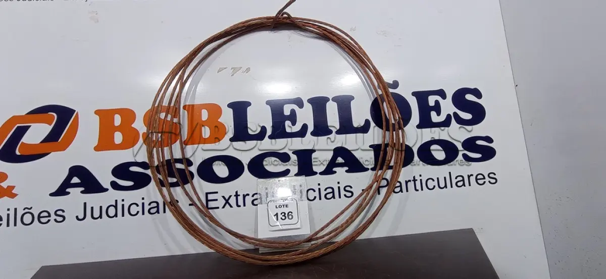 LOTE 136 - 01 CORDOALHA. (NO ESTADO) ATENÇÃO! FAZER A VISITAÇÃO ANTES DE ARREMATAR, NÃO SABEMOS SE FUNCIONA, LEILÃO NÃO TEM GARANTIA E NEM DEVOLUÇÃO, SUJEITO A POSSÍVEIS AVARIAS VISÍVEIS/OCULTAS E/OU AUSÊNCIA DE COMPONENTES.