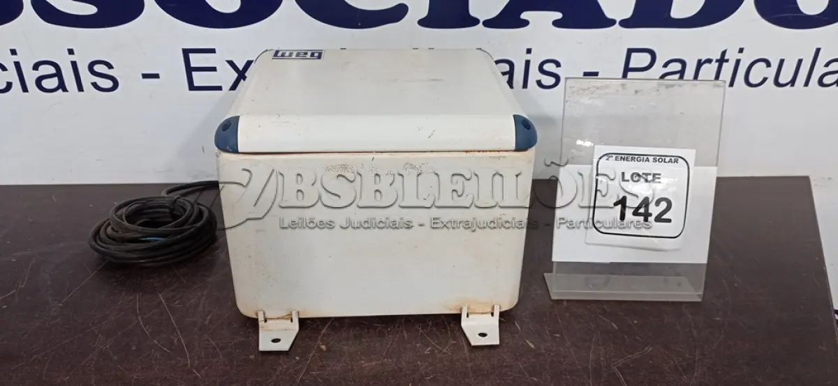 LOTE 142 - 01 QUADRO ELÉTRICO DA WEG. (NO ESTADO) ATENÇÃO! FAZER A VISITAÇÃO ANTES DE ARREMATAR, NÃO SABEMOS SE FUNCIONA, LEILÃO NÃO TEM GARANTIA E NEM DEVOLUÇÃO, SUJEITO A POSSÍVEIS AVARIAS VISÍVEIS/OCULTAS E/OU 