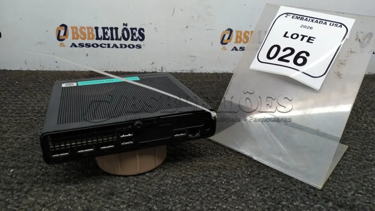 LOTE 026 - 01 CPU SEM MEMÓRIA E HD MARCA HP ELITE DESK. (NO ESTADO EM QUE SE ENCONTRA. SUJEITO A AVARIAS OCULTAS/VISÍVEIS) BL9350B