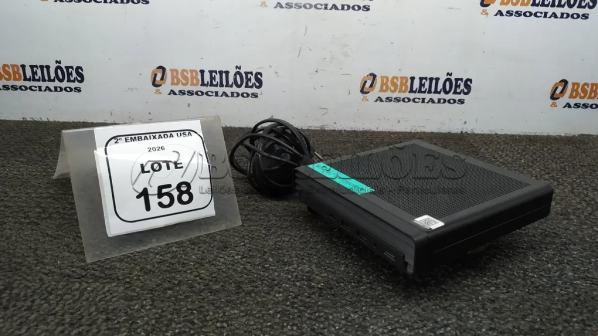LOTE 158 - 01 CPU SEM MEMÓRIA E HD COM FONTE MARCA HP ELITE DESK. NO ESTADO EM QUE SE ENCONTRA. SUJEITO A AVARIAS OCULTAS/VISÍVEIS.) BM0673H