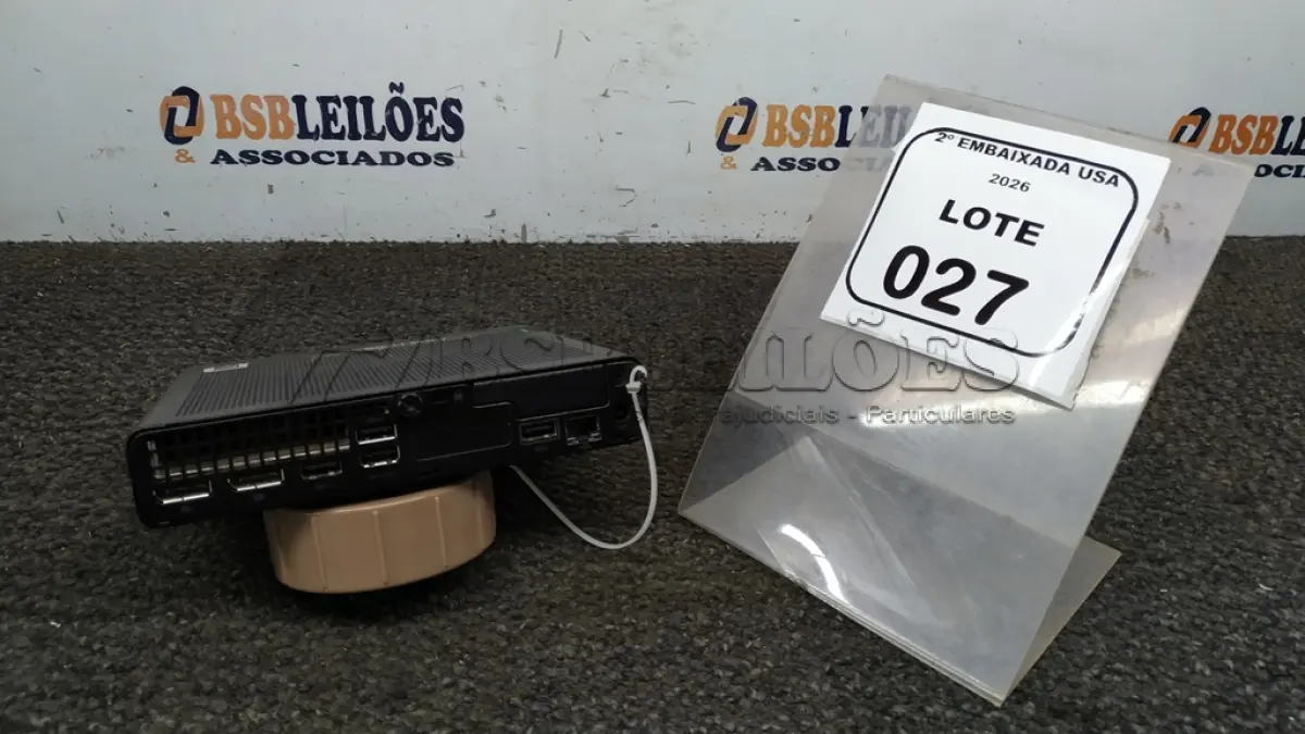 LOTE 027 - 01 CPU SEM MEMÓRIA E HD MARCA HP ELITE DESK. (NO ESTADO EM QUE SE ENCONTRA. SUJEITO A AVARIAS OCULTAS/VISÍVEIS.) BL9352C