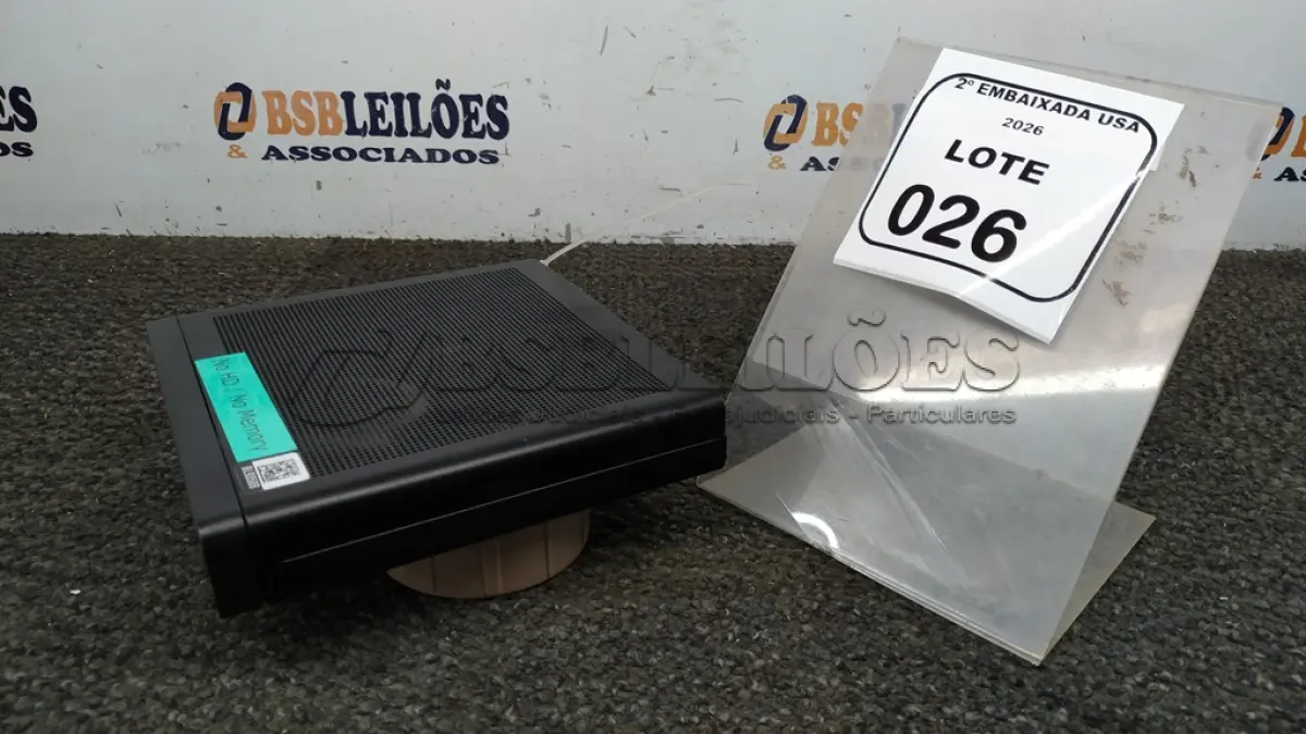 LOTE 026 - 01 CPU SEM MEMÓRIA E HD MARCA HP ELITE DESK. (NO ESTADO EM QUE SE ENCONTRA. SUJEITO A AVARIAS OCULTAS/VISÍVEIS) BL9350B