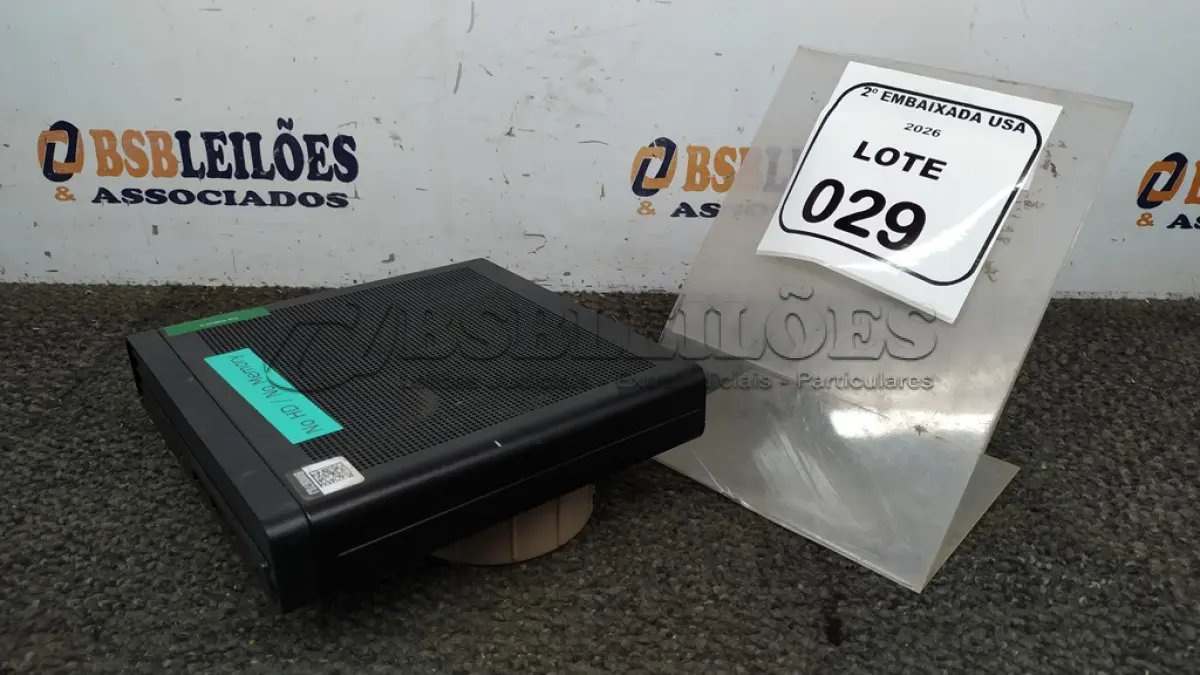 LOTE 029 - 01 CPU 16GB SEM HD MARCA HP ELITE DESK. (NO ESTADO EM QUE SE ENCONTRA. SUJEITO A AVARIAS OCULTAS/VISÍVEIS) BM0678J
