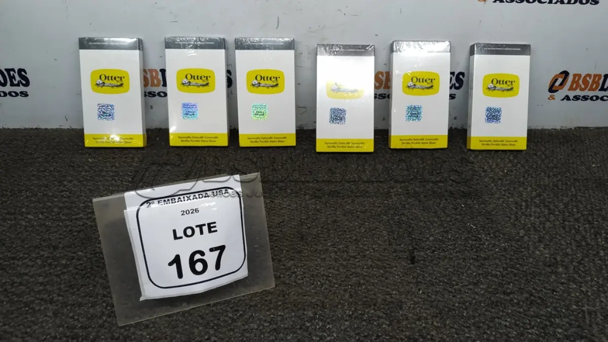 LOTE 167 - 06 BOX -PHONE CASER. (NO ESTADO EM QUE SE ENCONTRA. SUJEITO A AVARIAS OCULTAS/VISÍVEIS.)
