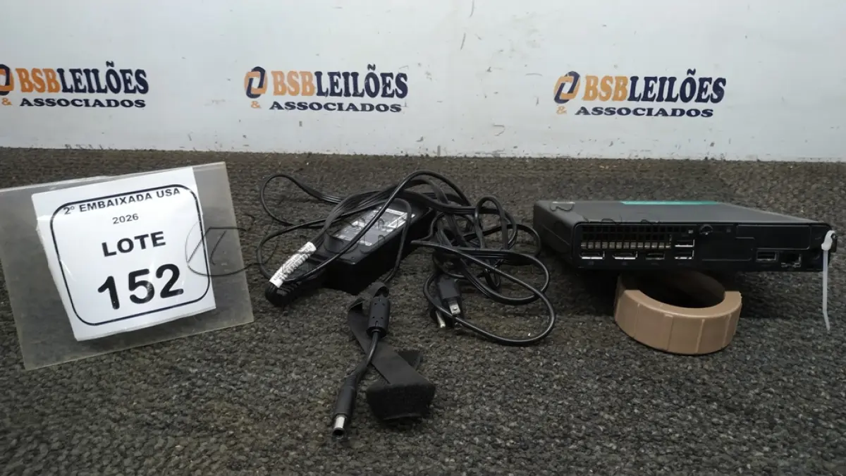 LOTE 152 - 01 CPU SEM MEMÓRIA E HD COM FONTE MARCA HP ELITE DESK. (NO ESTADO EM QUE SE ENCONTRA. SUJEITO A AVARIAS OCULTAS/VISÍVEIS) BL9350D