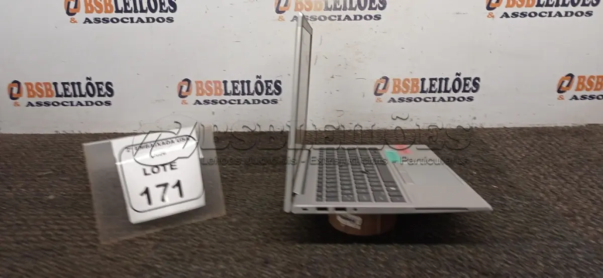 LOTE 171 - 01 LAPTOP ELITEBOOK CORE 15 VPRO MARCA HP SEM FONTE. (NO ESTADO EM QUE SE ENCONTRA. SUJEITO A AVARIAS OCULTAS/VISÍVEIS.) BH1538L