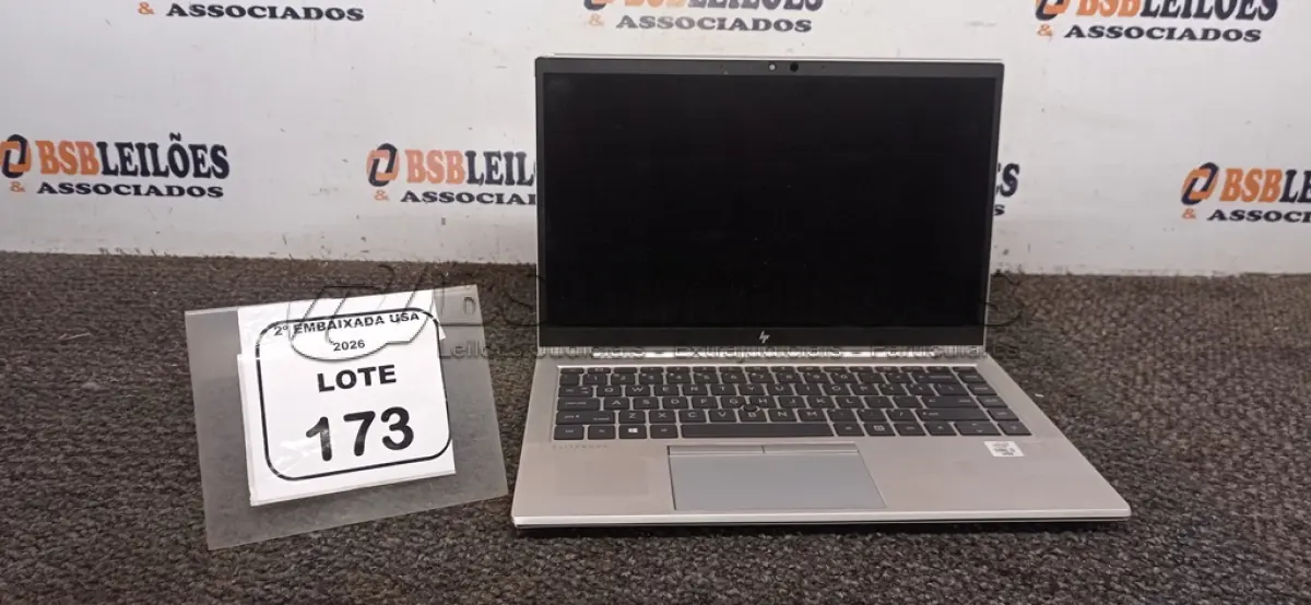LOTE 173 - 01 LAPTOP CORE I5 VPRO SEM FONTE MARCA HP ELITEBOOK. (NO ESTADO EM QUE SE ENCONTRA. SUJEITO A AVARIAS OCULTAS/VISÍVEIS.) BH1535Y