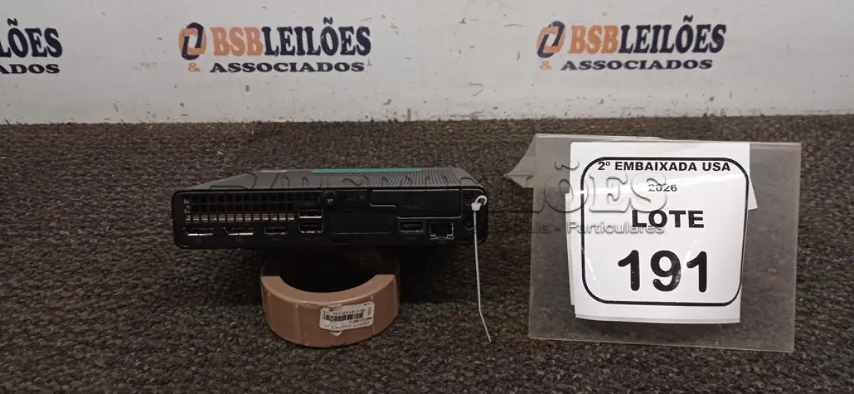 LOTE 191 - 01 CPU SEM MEMÓRIA E HD E SEM FONTE MARCA HP ELITE DESK. (NO ESTADO EM QUE SE ENCONTRA. SUJEITO A AVARIAS OCULTAS/VISÍVEIS.) BL9350E