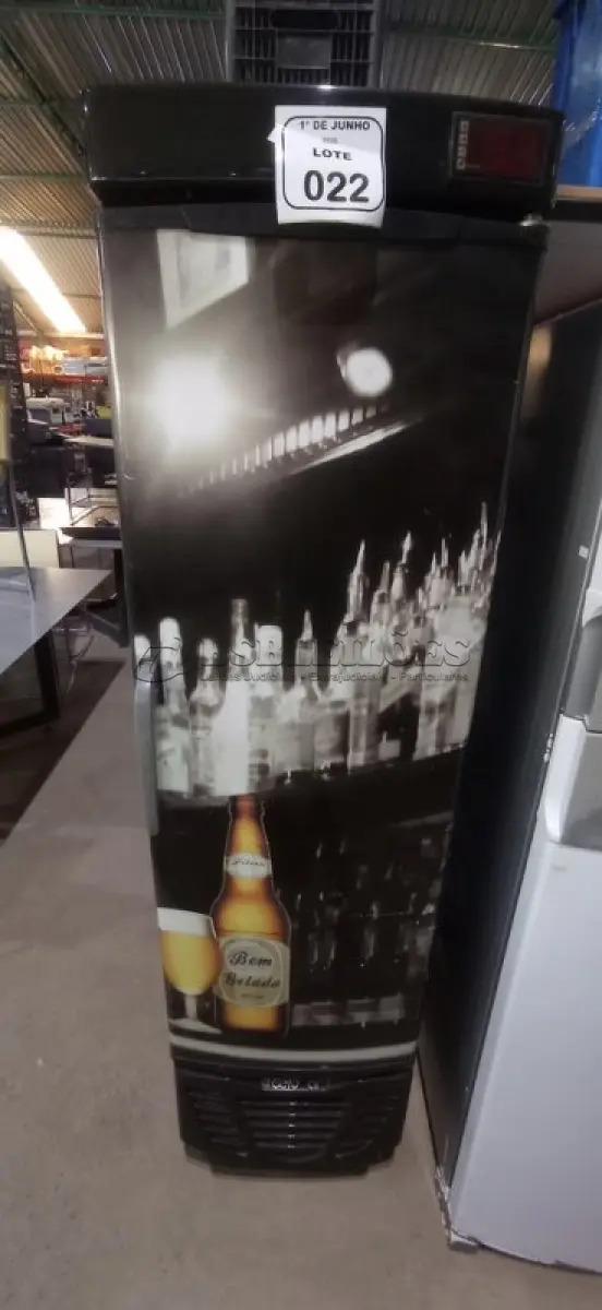 LOTE 022 - 01 CERVEJEIRO 220V MODELO GRBA-230B CAPACIDADE 228L MARCA GELOPAR. (NO ESTADO) ATENÇÃO! FAZER A VISITAÇÃO ANTES DE ARREMATAR, NÃO SABEMOS SE FUNCIONA, LEILÃO NÃO TEM GARANTIA E NEM DEVOLUÇÃO, SUJEITO A POSSÍVEIS AVARIAS VISÍVEIS/OCULTAS E/OU AUSÊNCIA DE COMPONENTES.