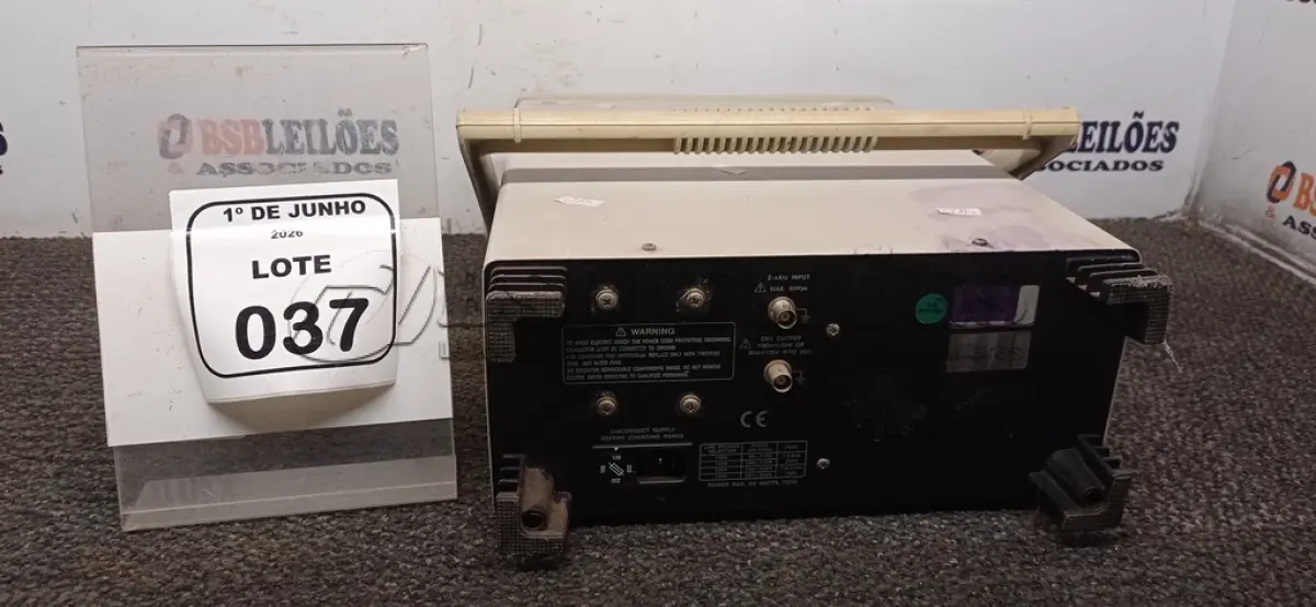 LOTE 037 - 01 OSCILOSCÓPIO ANALÓGICO MODELO MO-1251 MARCA MINIPA. (NO ESTADO) ATENÇÃO! FAZER A VISITAÇÃO ANTES DE ARREMATAR, NÃO SABEMOS SE FUNCIONA, LEILÃO NÃO TEM GARANTIA E NEM DEVOLUÇÃO, SUJEITO A POSSÍVEIS AVARIAS VISÍVEIS/OCULTAS E/OU AUSÊNCIA DE COMPONENTES.