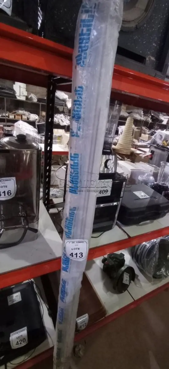 LOTE 413 - 01 PORTA SANFONADA PVC DE 0,86X2,10 NA COR BRANCA MARCA PLASTILIT. (NO ESTADO) ATENÇÃO! FAZER A VISITAÇÃO ANTES DE ARREMATAR, NÃO SABEMOS SE FUNCIONA, LEILÃO NÃO TEM GARANTIA E NEM DEVOLUÇÃO, SUJEITO A POSSÍVEIS AVARIAS VISÍVEIS/OCULTAS E/OU AUSÊNCIA DE COMPONENTES.