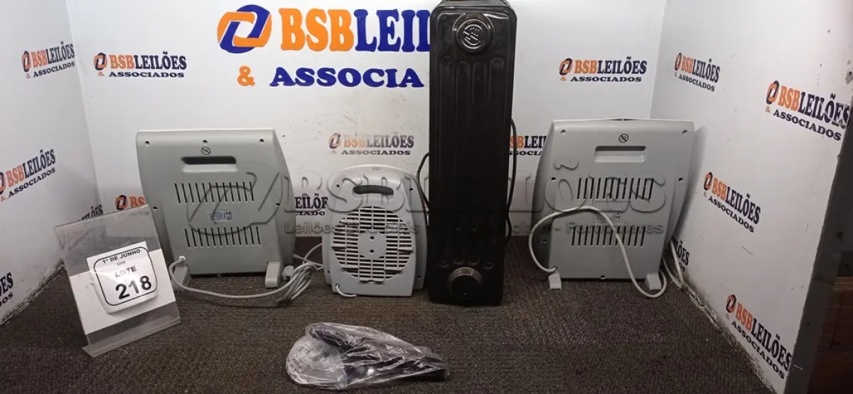 LOTE 218 - 04 AQUECEDORES DE MODELOS DIVERSOS MARCA MONDIAL. (NO ESTADO) ATENÇÃO! FAZER A VISITAÇÃO ANTES DE ARREMATAR, NÃO SABEMOS SE FUNCIONA, LEILÃO NÃO TEM GARANTIA E NEM DEVOLUÇÃO, SUJEITO A POSSÍVEIS AVARIAS VISÍVEIS/OCULTAS E/OU AUSÊNCIA DE COMPONENTES.