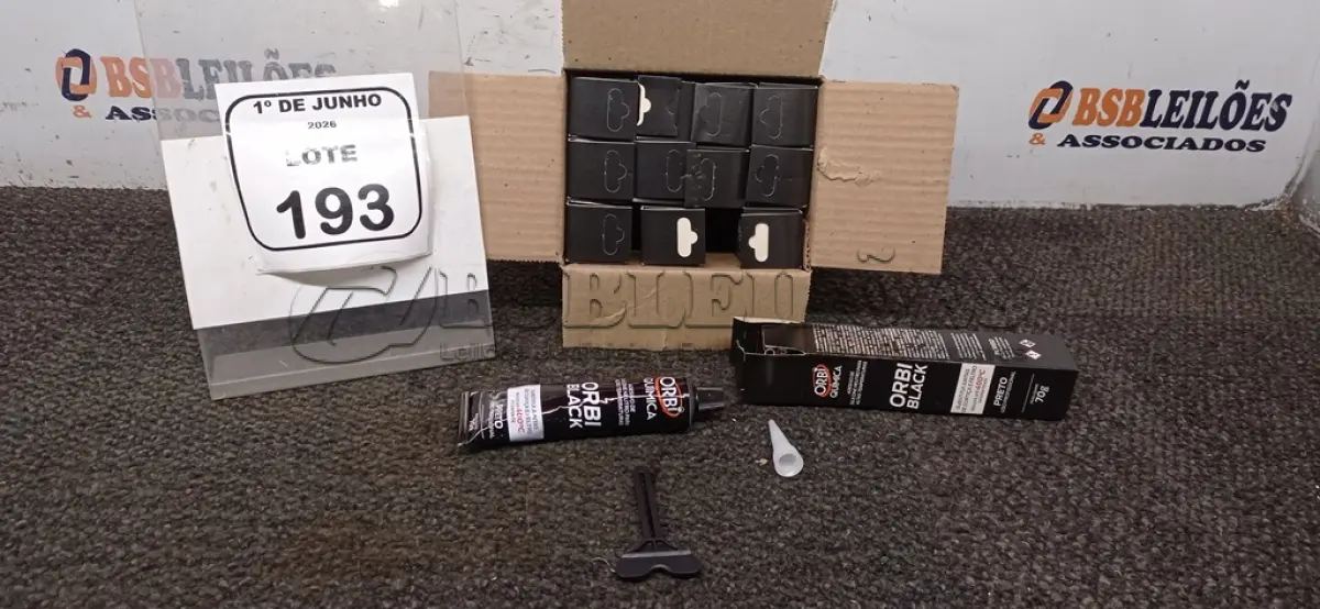 LOTE 193 - 12 BISNAGAS DE ADESIVO DE SILICONE NEUTRO DE 70G MARCA ORBI QUÍMICA. (NO ESTADO) ATENÇÃO! FAZER A VISITAÇÃO ANTES DE ARREMATAR, NÃO SABEMOS SE FUNCIONA, LEILÃO NÃO TEM GARANTIA E NEM DEVOLUÇÃO, SUJEITO A POSSÍVEIS AVARIAS VISÍVEIS/OCULTAS E/OU AUSÊNCIA DE COMPONENTES.