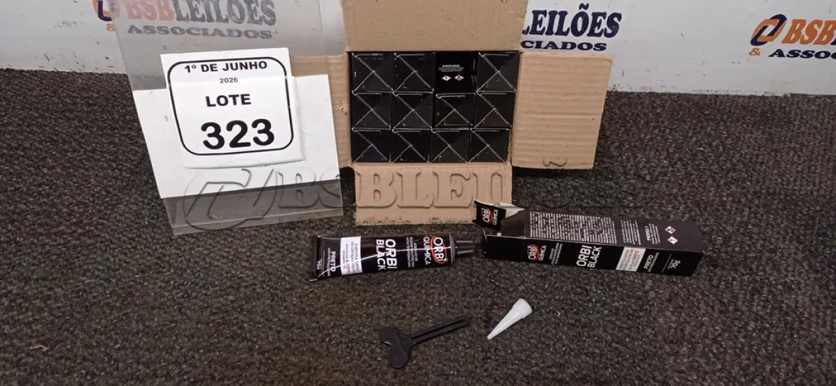 LOTE 323 - 12 BISNAGAS DE ADESIVO DE SILICONE NEUTRO DE 70G MARCA ORBI QUÍMICA. (NO ESTADO) ATENÇÃO! FAZER A VISITAÇÃO ANTES DE ARREMATAR, NÃO SABEMOS SE FUNCIONA, LEILÃO NÃO TEM GARANTIA E NEM DEVOLUÇÃO, SUJEITO A POSSÍVEIS AVARIAS VISÍVEIS/OCULTAS E/OU AUSÊNCIA DE COMPONENTES.