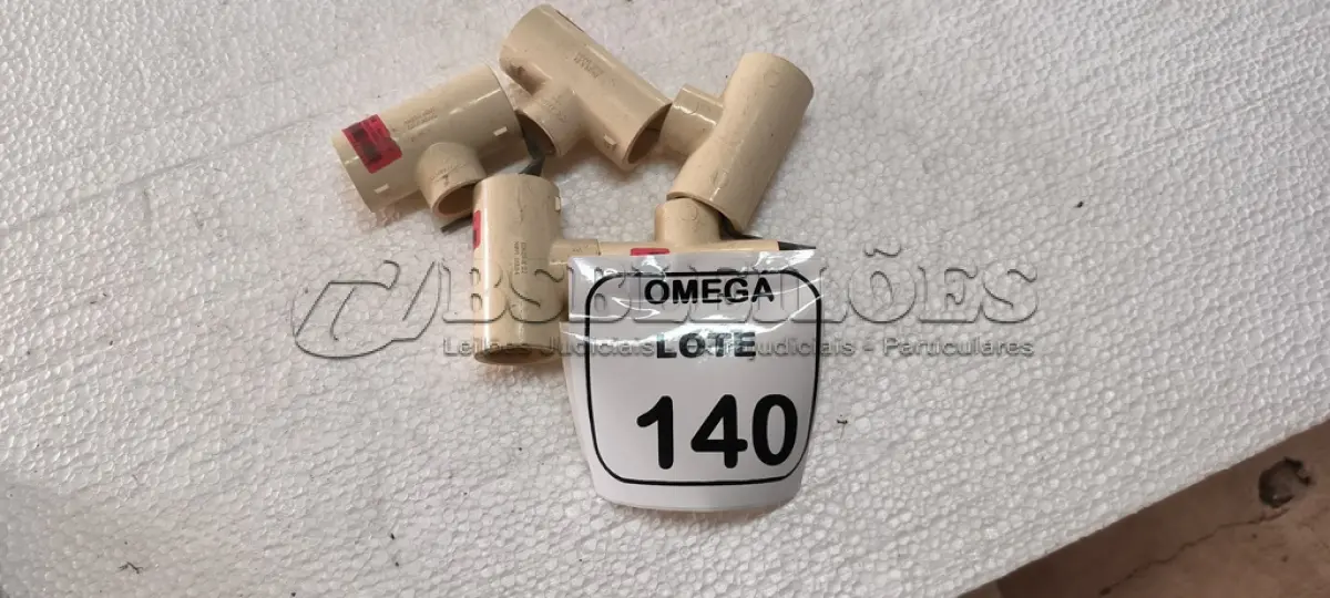 LOTE 140 - 04 TÊS SOLD. CPVC COM REDUÇÃO - Ø 28 X 22MM. (NO ESTADO EM QUE SE ENCONTRA. SUJEITO A AVARIAS OCULTAS/VISÍVEIS.)