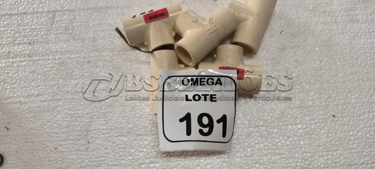 LOTE 191 - 05 TÊS SOLD. CPVC - Ø 35MM. (NO ESTADO EM QUE SE ENCONTRA. SUJEITO A AVARIAS OCULTAS/VISÍVEIS.)