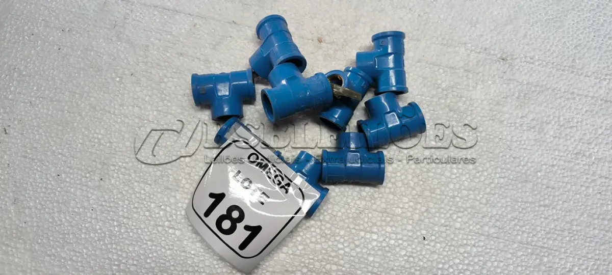 LOTE 181 - 09 TÊS (LR) AZUL - Ø 24 X 1/2. (NO ESTADO EM QUE SE ENCONTRA. SUJEITO A AVARIAS OCULTAS/VISÍVEIS.)